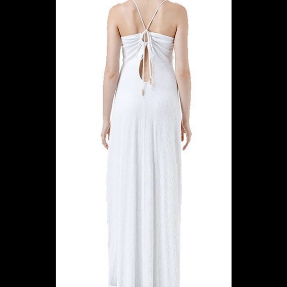 NWT Michelle Jonas Keyhole Maxi Dress in Lavender (Pink Topaz) Size Small - Picture 10 of 11